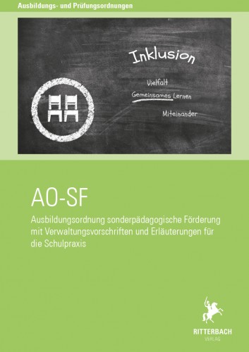 Ausbildungsordnung sonderpädagogische Förderung (AO-SF)