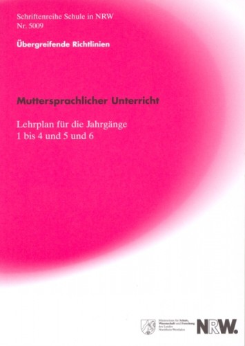 Muttersprachlicher Unterricht - Lehrplan für die Jahrgänge 1-6