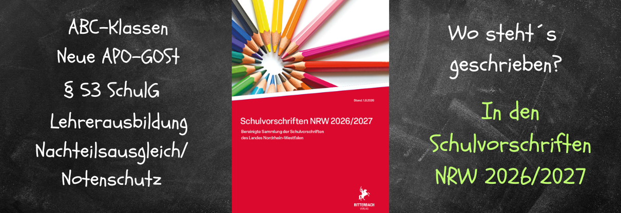Schulvorschriften NRW 2026/2027
