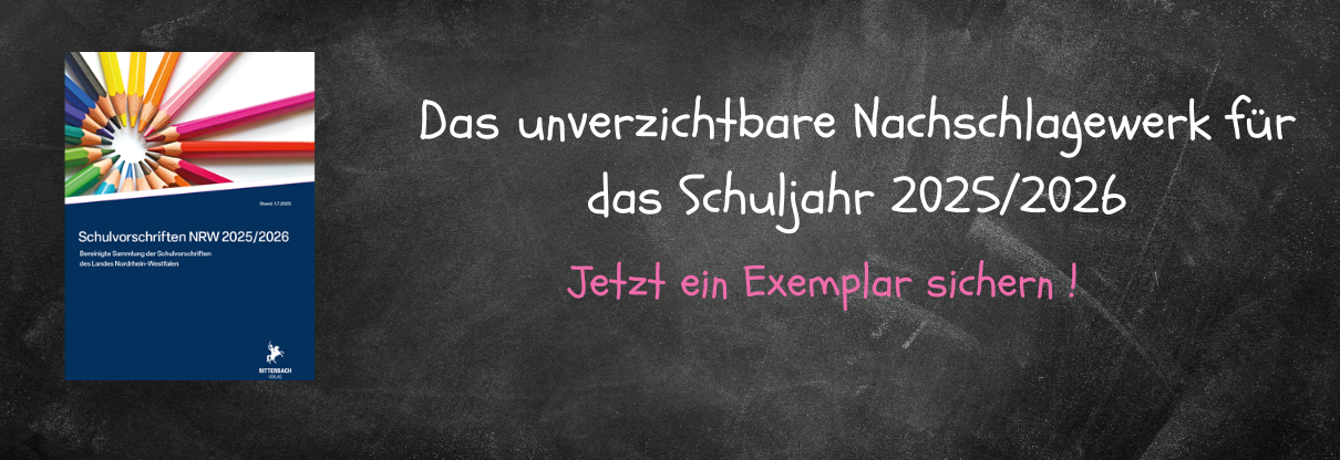Schulvorschriften NRW 25/26