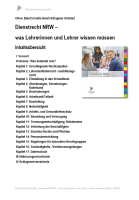 Dienstrecht NRW: Was Lehrerinnen und Lehrer wissen müssen