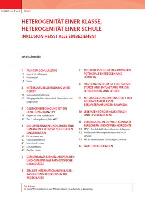 Heterogenität einer Klasse: Inklusion heißt alle einbeziehen