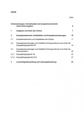 Deutsch - Kernlehrplan Hauptschule