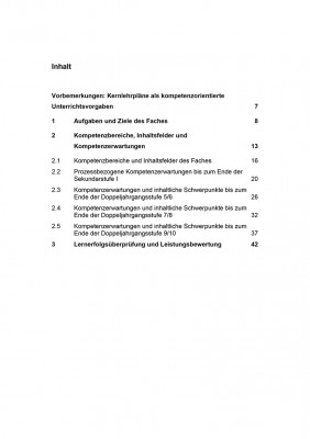 Mathematik - Kernlehrplan, Gesamtschule, Sek I