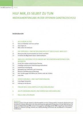 Medikamentengabe in der Schule