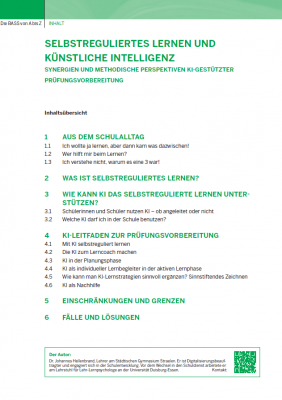 Selbstreguliertes Lernen und Künstliche Intelligenz