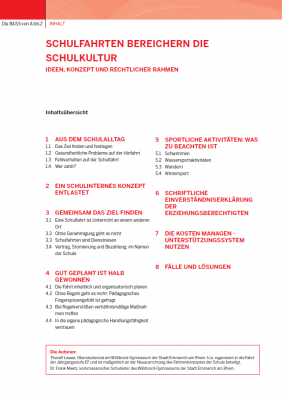 Schulfahrten bereichern die Schulkultur